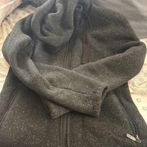 Free Country Dark Gray Hooded Zip-Up Jacket